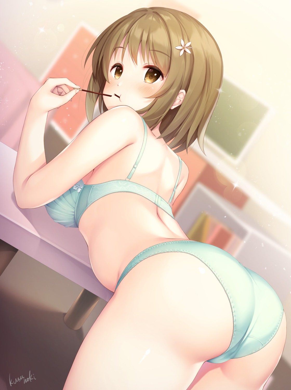 ass bra kusunoki_(escude) mimura_kanako pantsu the_idolm@ster the_idolm@ster_cinderella_girls