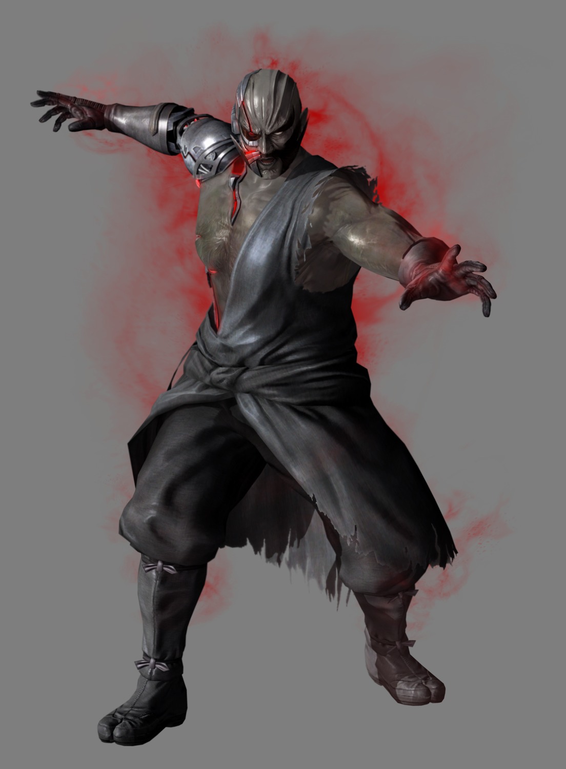 dead_or_alive dead_or_alive_5 koei_tecmo male ninja raidou_(doa) torn_clothes transparent_png