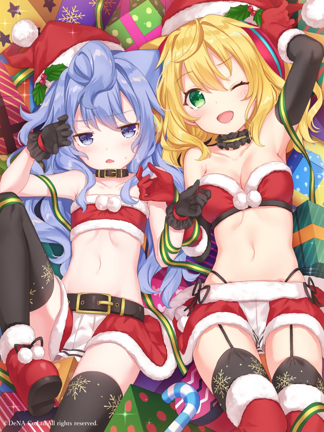 christmas cleavage hacka_doll hacka_doll_no._1 hacka_doll_no._3 jimmy stockings thighhighs trap