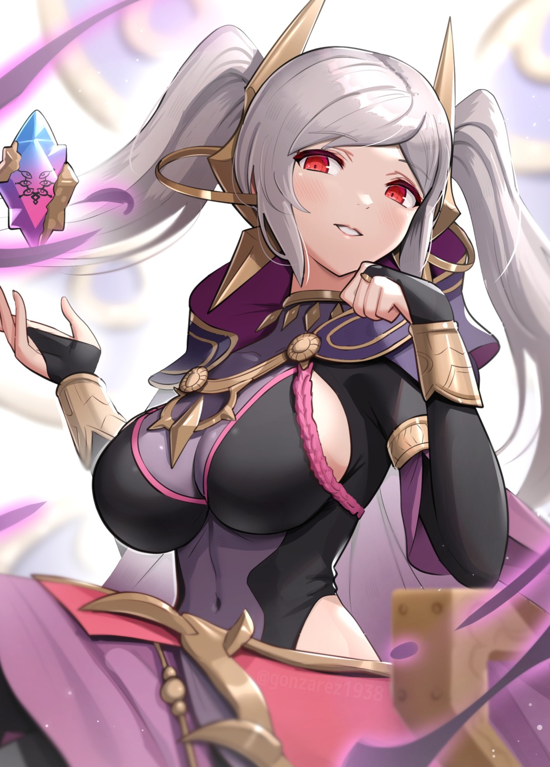 daraen fire_emblem fire_emblem_awakening fire_emblem_kakusei gonzarez grima_(fire_emblem) horns leotard robin_(fire_emblem)