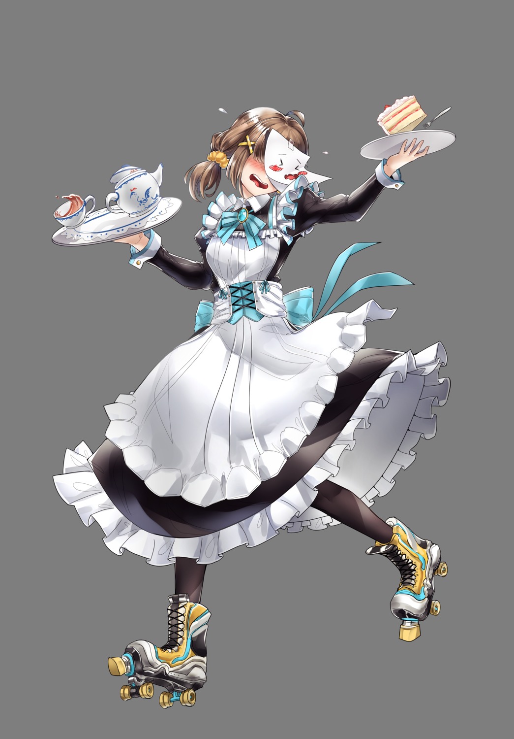 casul maid skirt_lift waitress