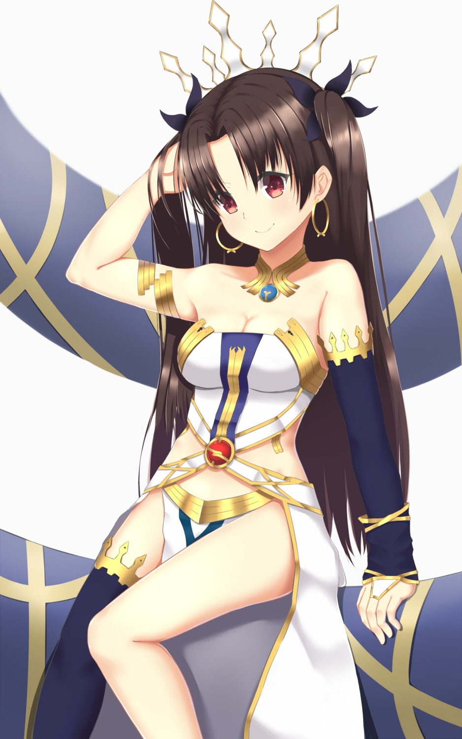 bikini_armor cleavage fate/grand_order ishtar_(fate/grand_order) nicetea thighhighs toosaka_rin