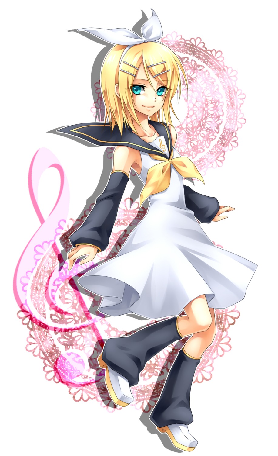 dress kagamine_rin ueno_tsuki vocaloid