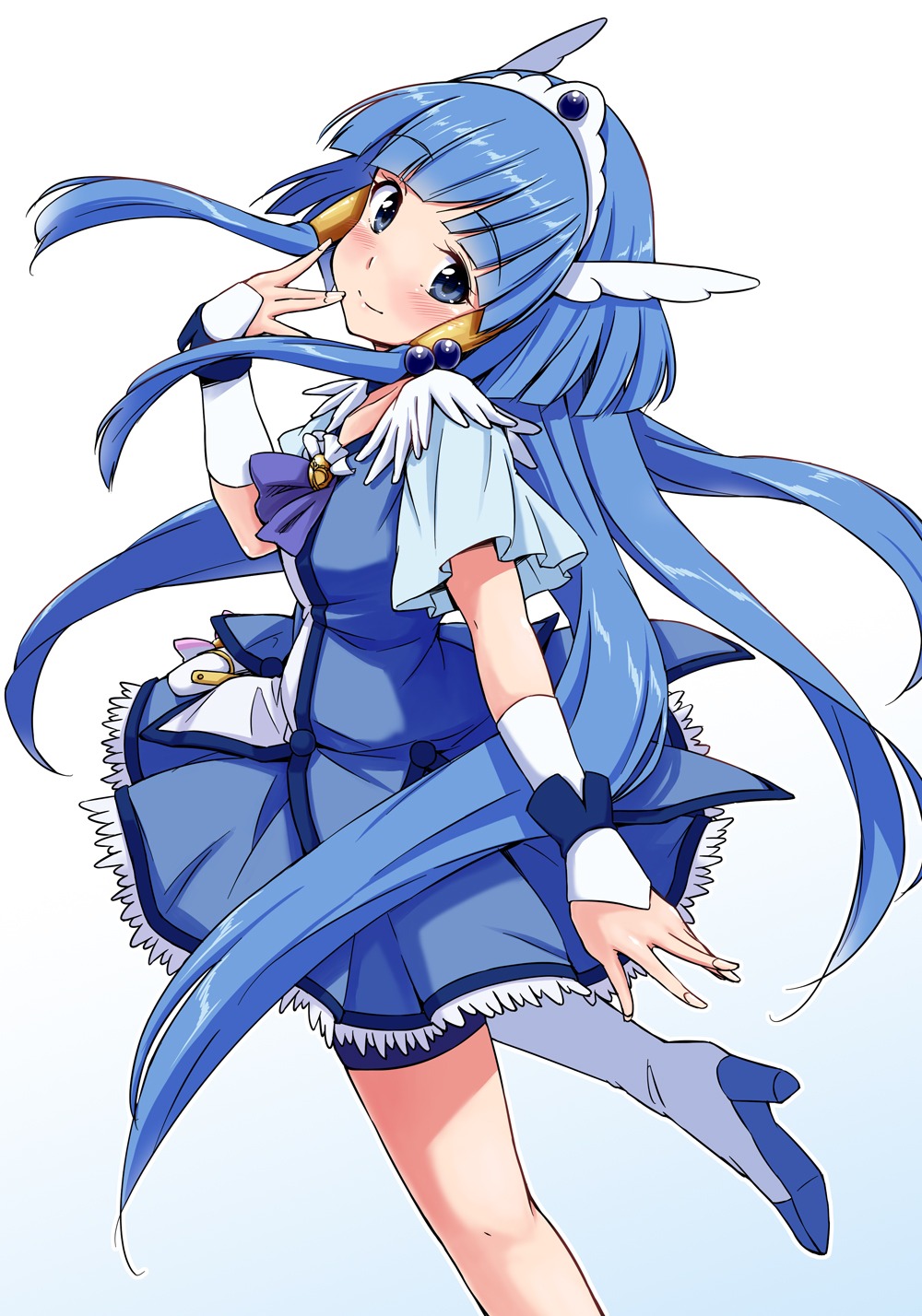 aoki_reika heels pretty_cure smile_precure! tsuttsu