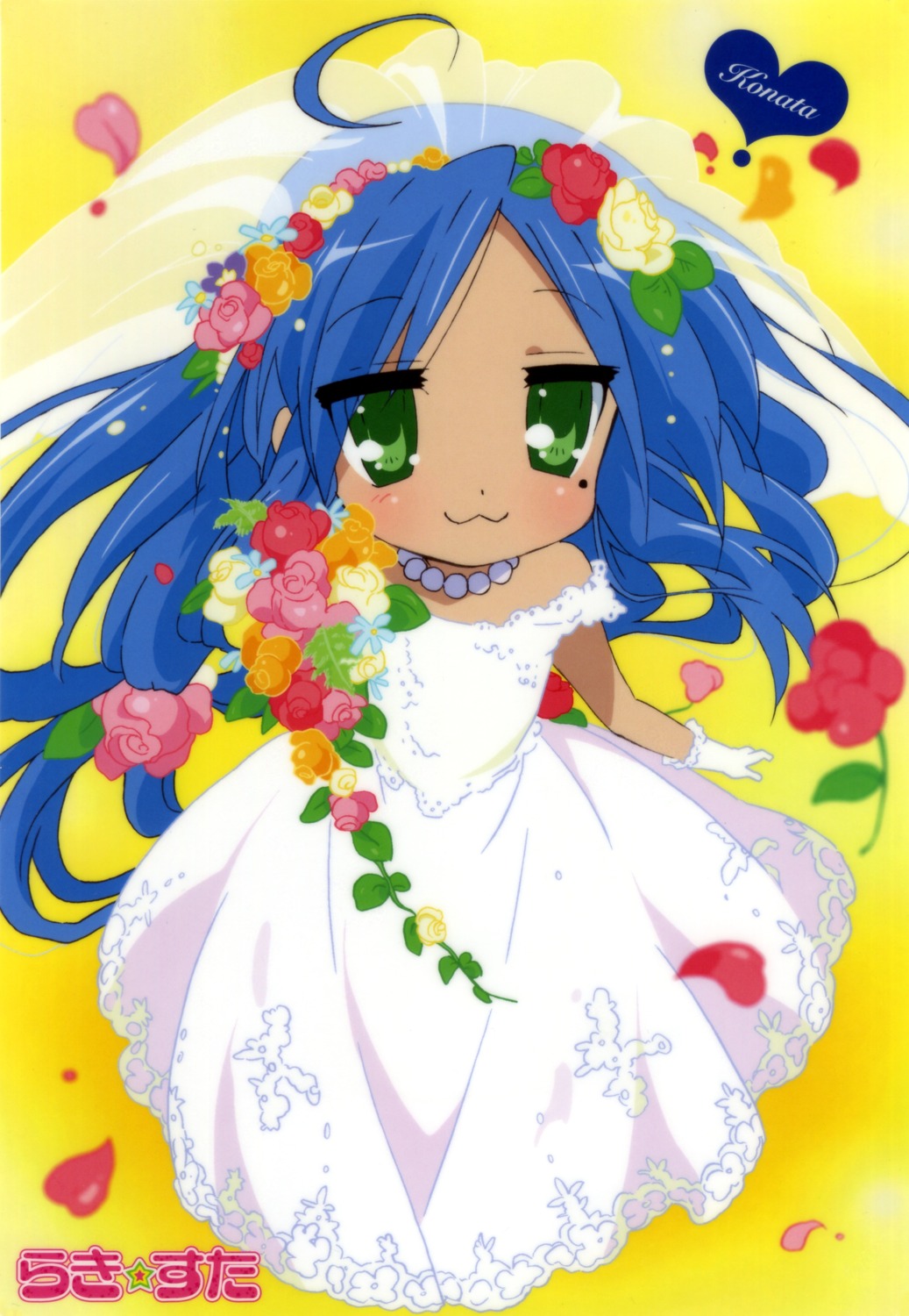 dress izumi_konata lucky_star wedding_dress