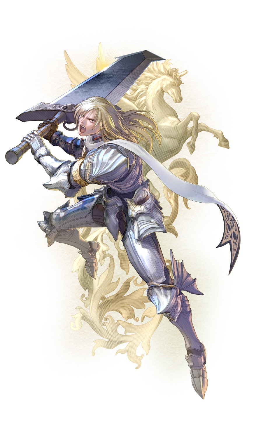 armor male siegfried_schtauffen soul_calibur soul_calibur_vi sword