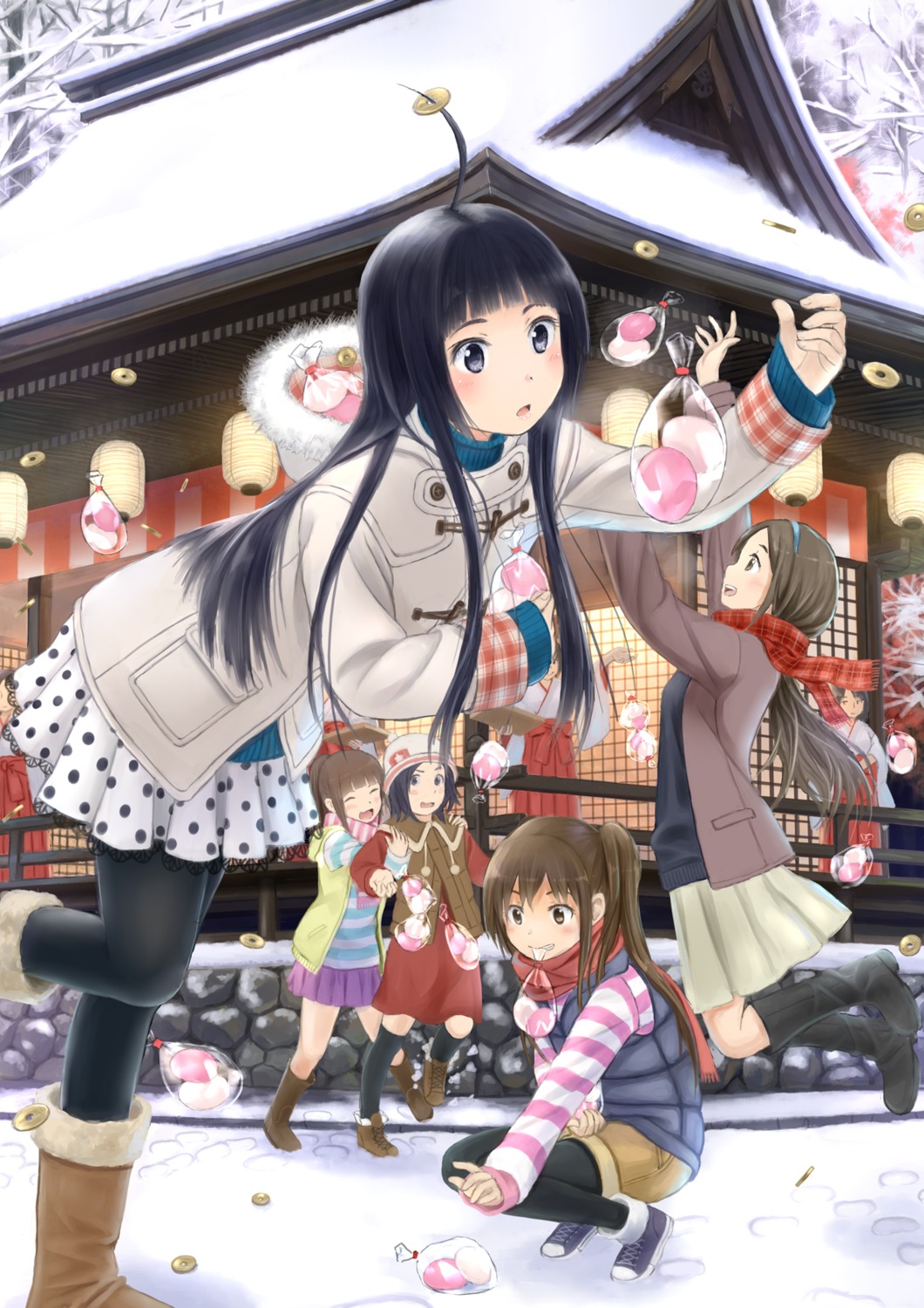 japanese_clothes miko pantyhose taka_(tsmix) thighhighs