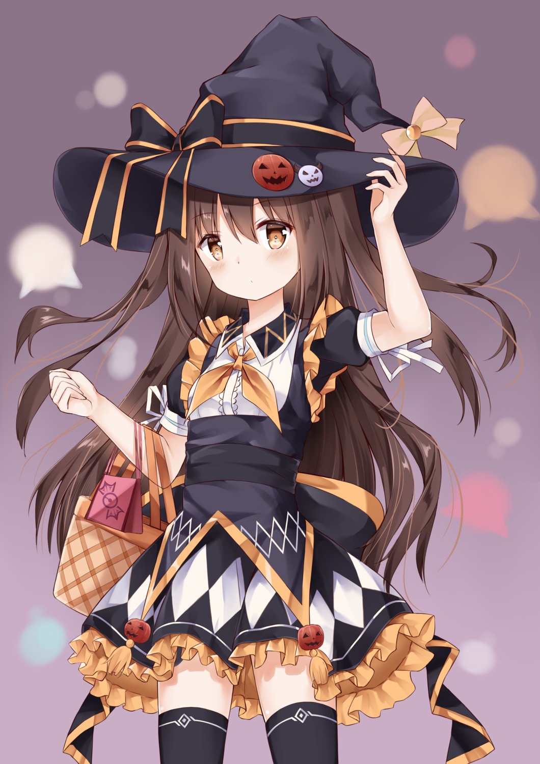 dress fuyuki030 halloween thighhighs witch