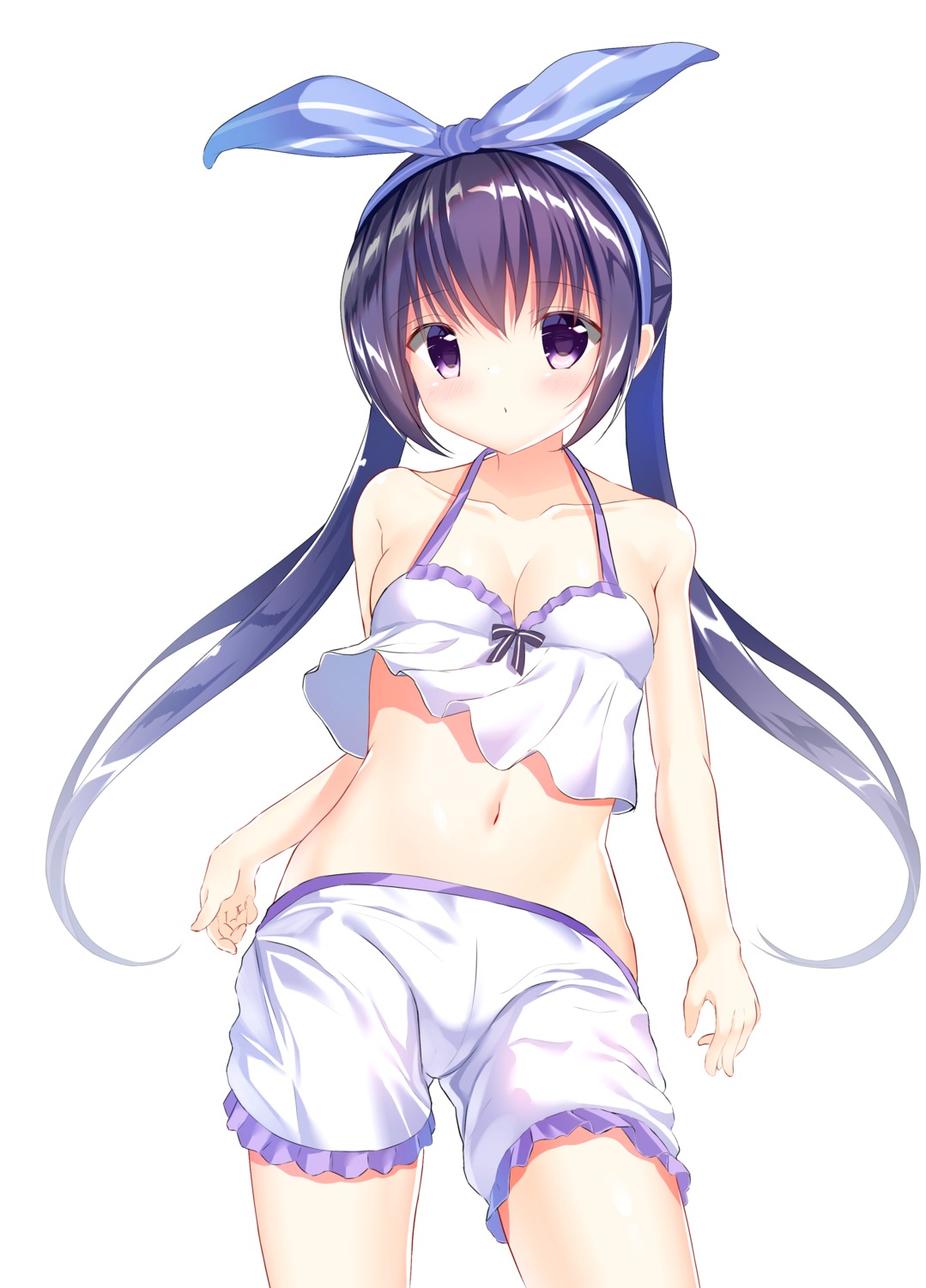 bloomers cleavage gochuumon_wa_usagi_desu_ka? lingerie pizzzica shirt_lift tedeza_rize