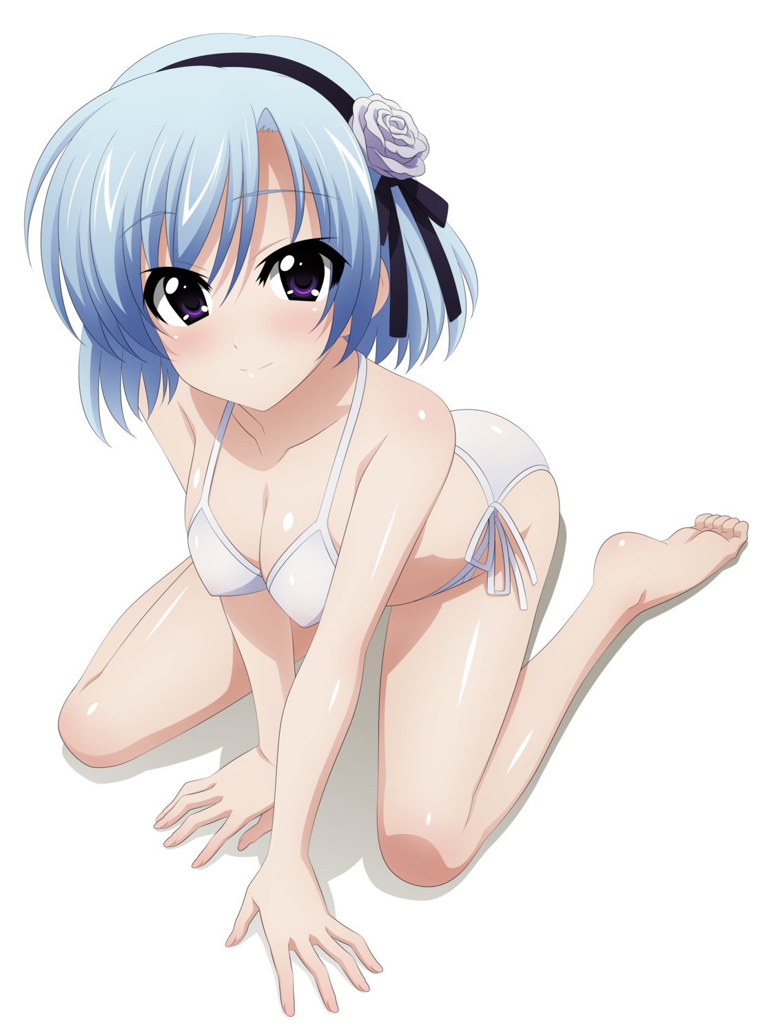 bikini cleavage futari_wa_milky_holmes henriette_mystère swimsuits tantei_opera_milky_holmes wave_ride