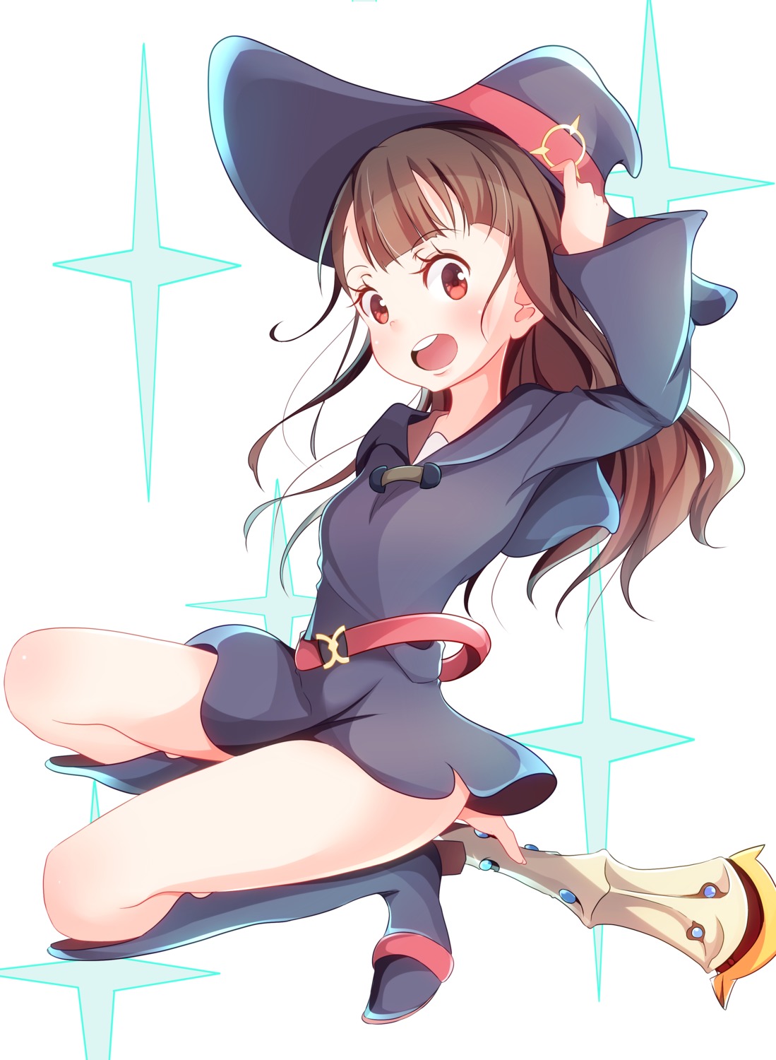 10mk atsuko_kagari heels little_witch_academia weapon witch