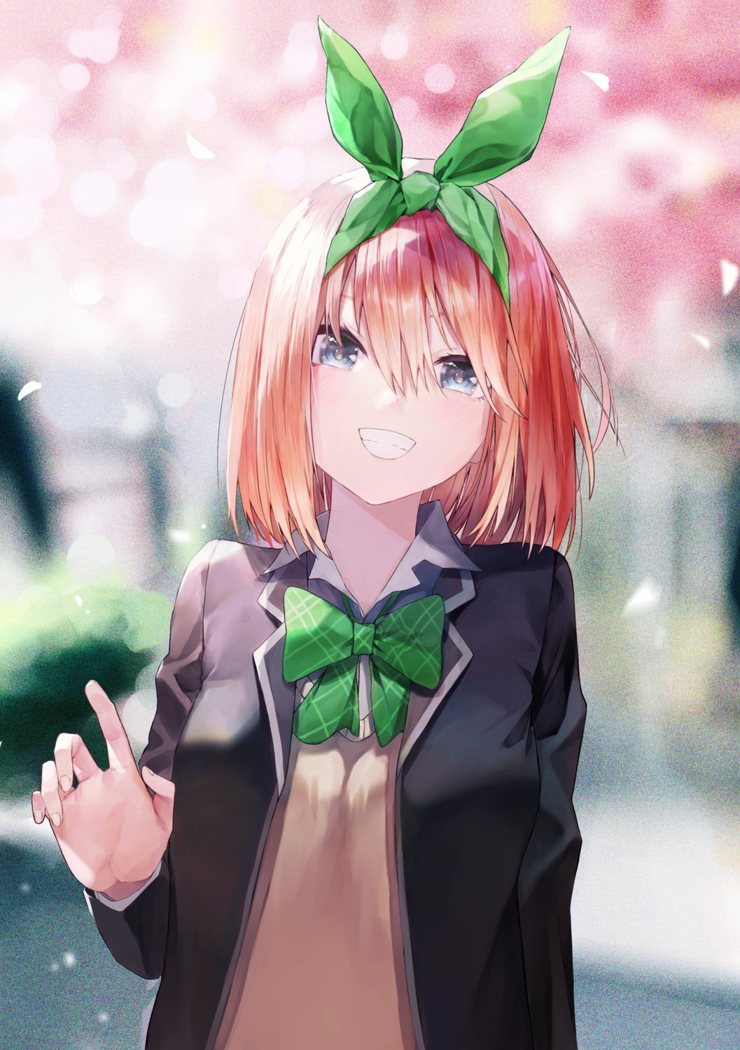 5-toubun_no_hanayome fudepenbrushpen nakano_yotsuba seifuku sweater