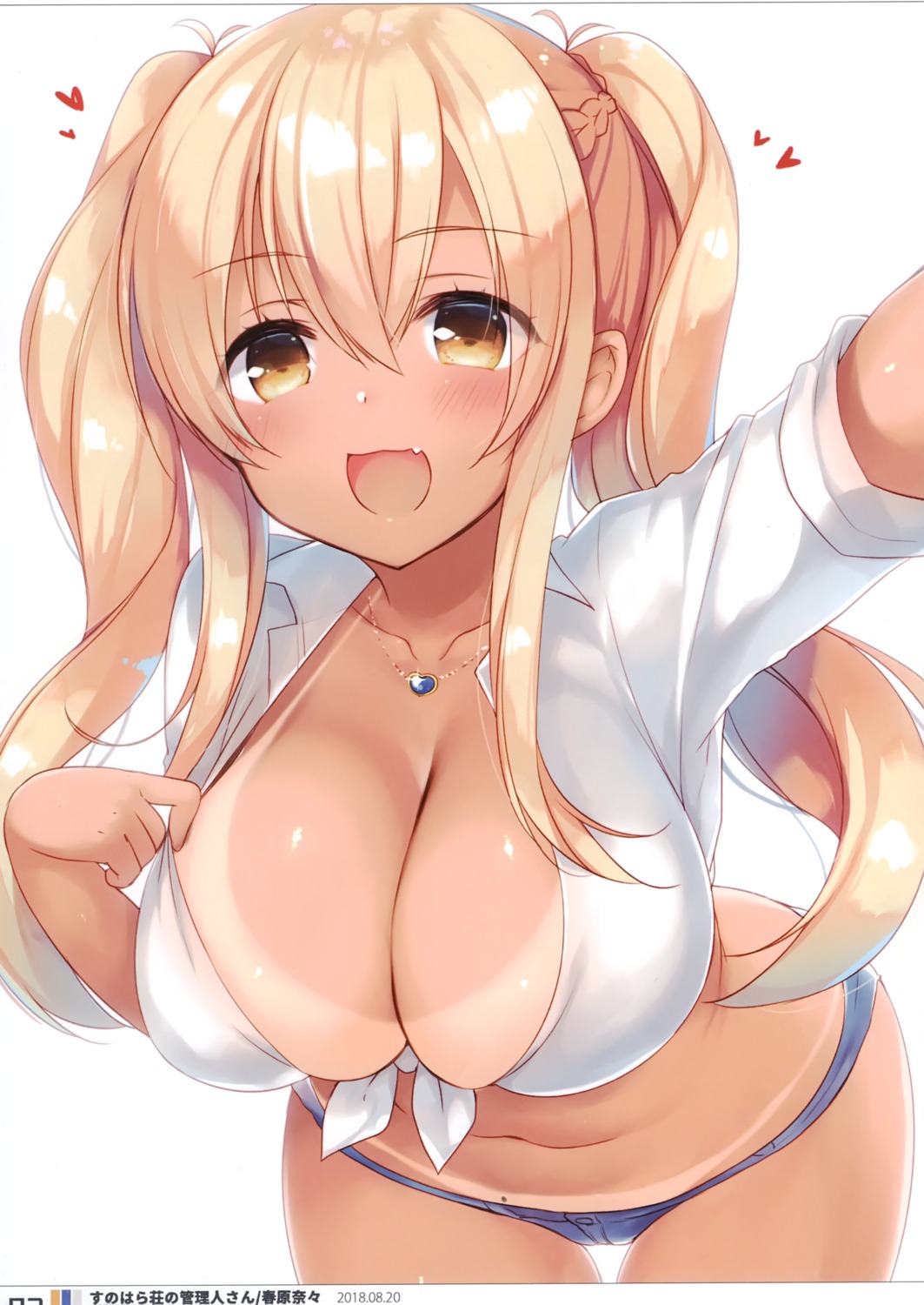 23.4° bikini cleavage ichiri sunohara_nana sunoharasou_no_kanrinin-san swimsuits tan_lines