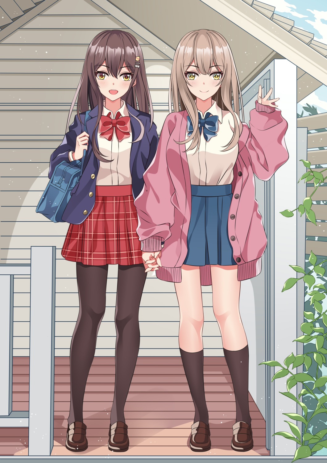 pantyhose seifuku sweater tagme yuri