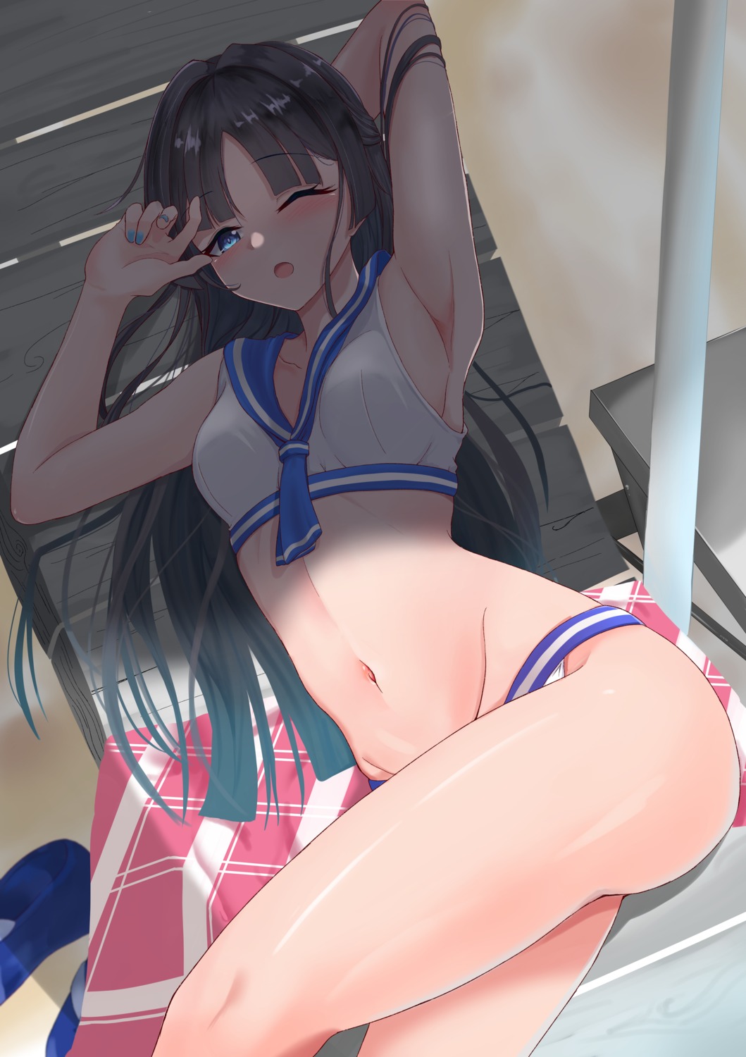 bikini hasunuma mogami_shizuka swimsuits the_idolm@ster the_idolm@ster_million_live!