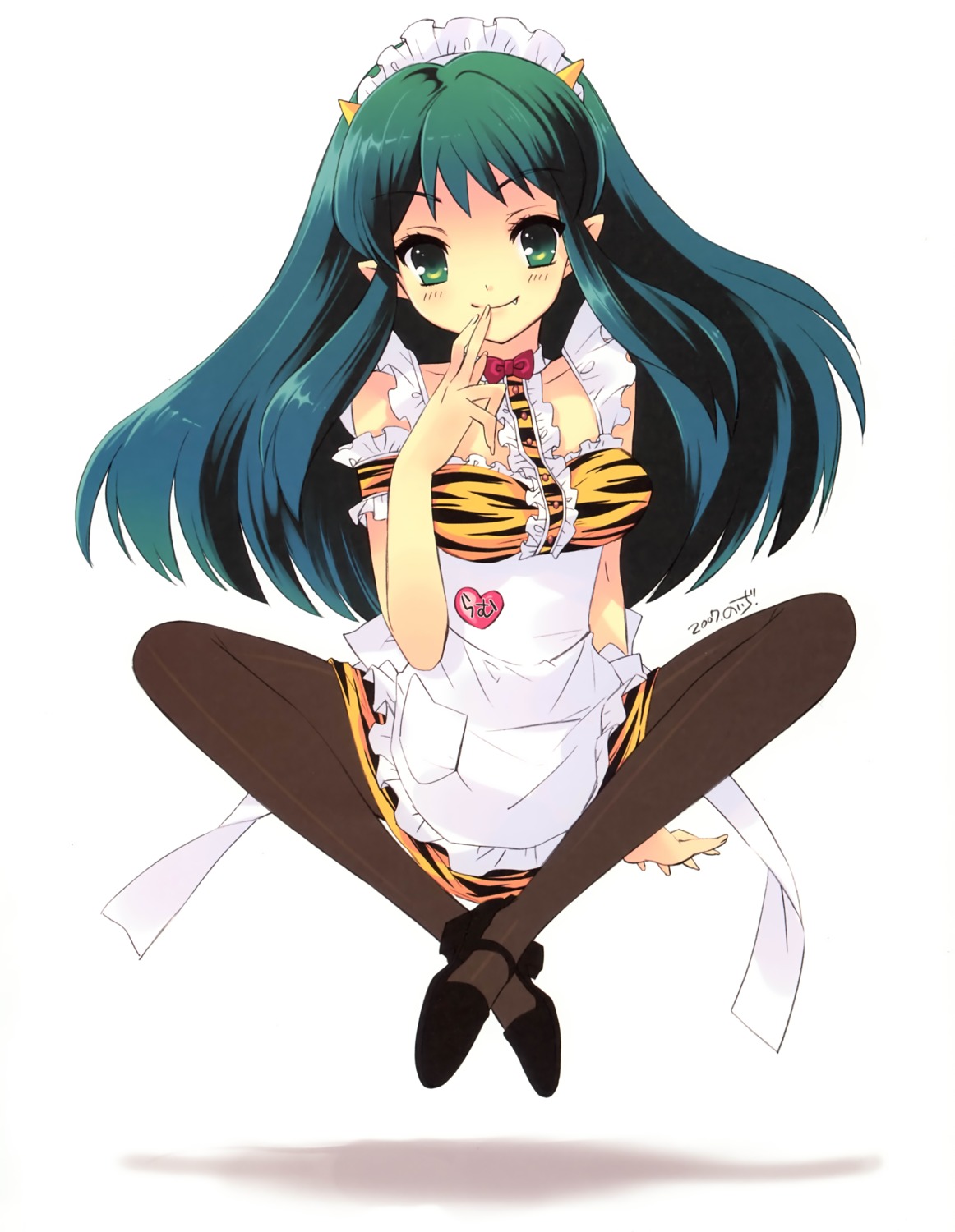 horns ito_noizi lum pantyhose urusei_yatsura waitress