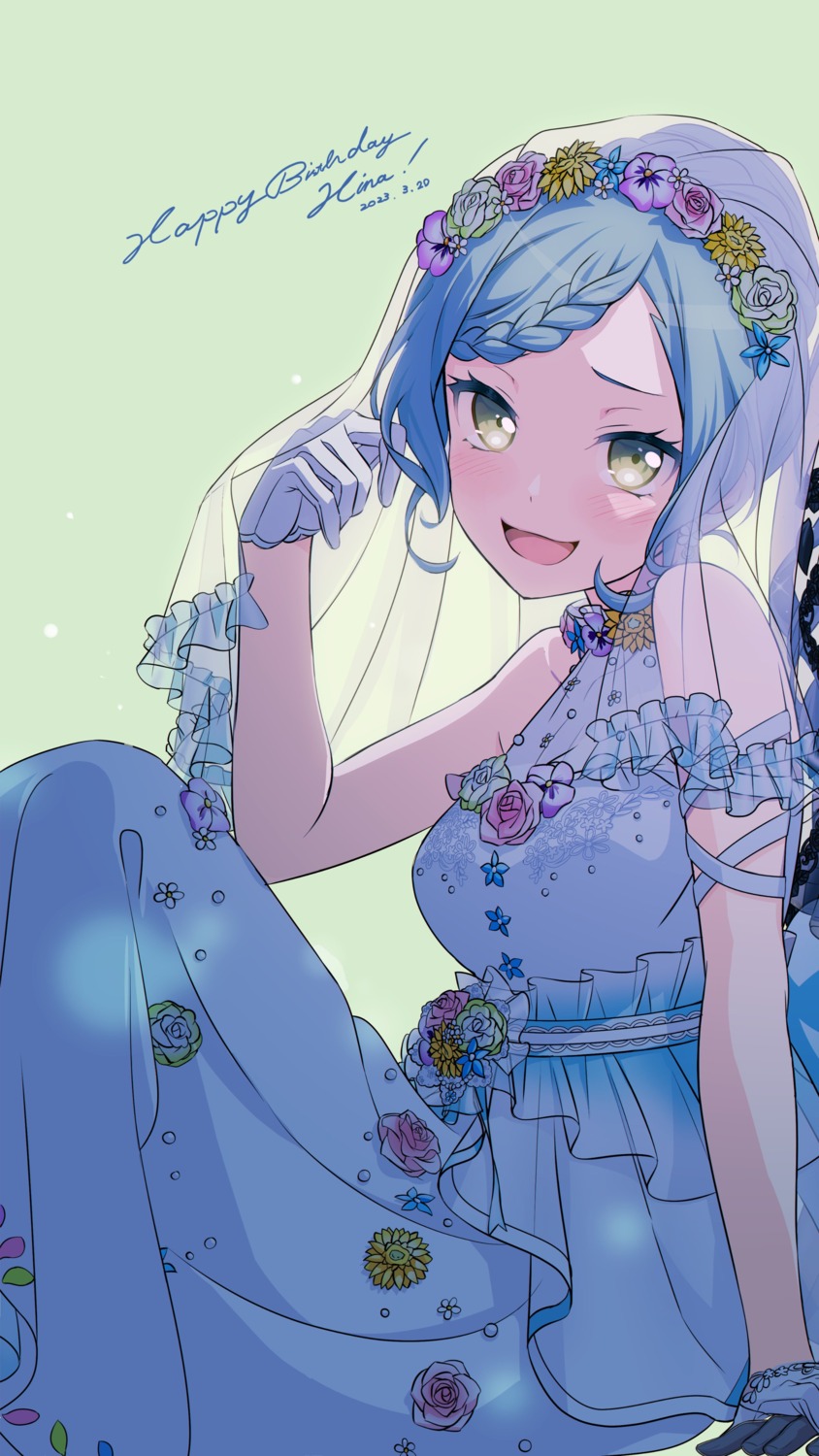 bang_dream! dress hikawa_hina nobusawa_osamu see_through wedding_dress