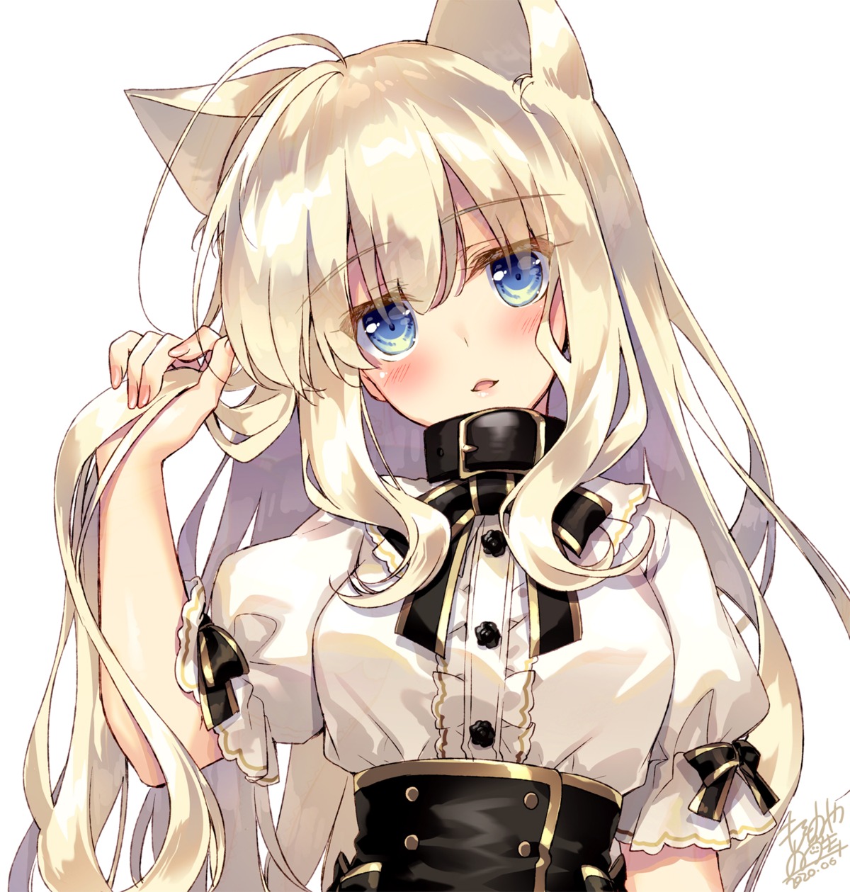 animal_ears motomiya_mitsuki nekomimi