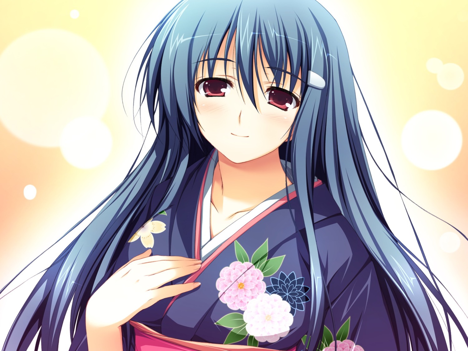 akatsuki_no_goei game_cg kanzaki_moe kimono syangrila tomose_shunsaku