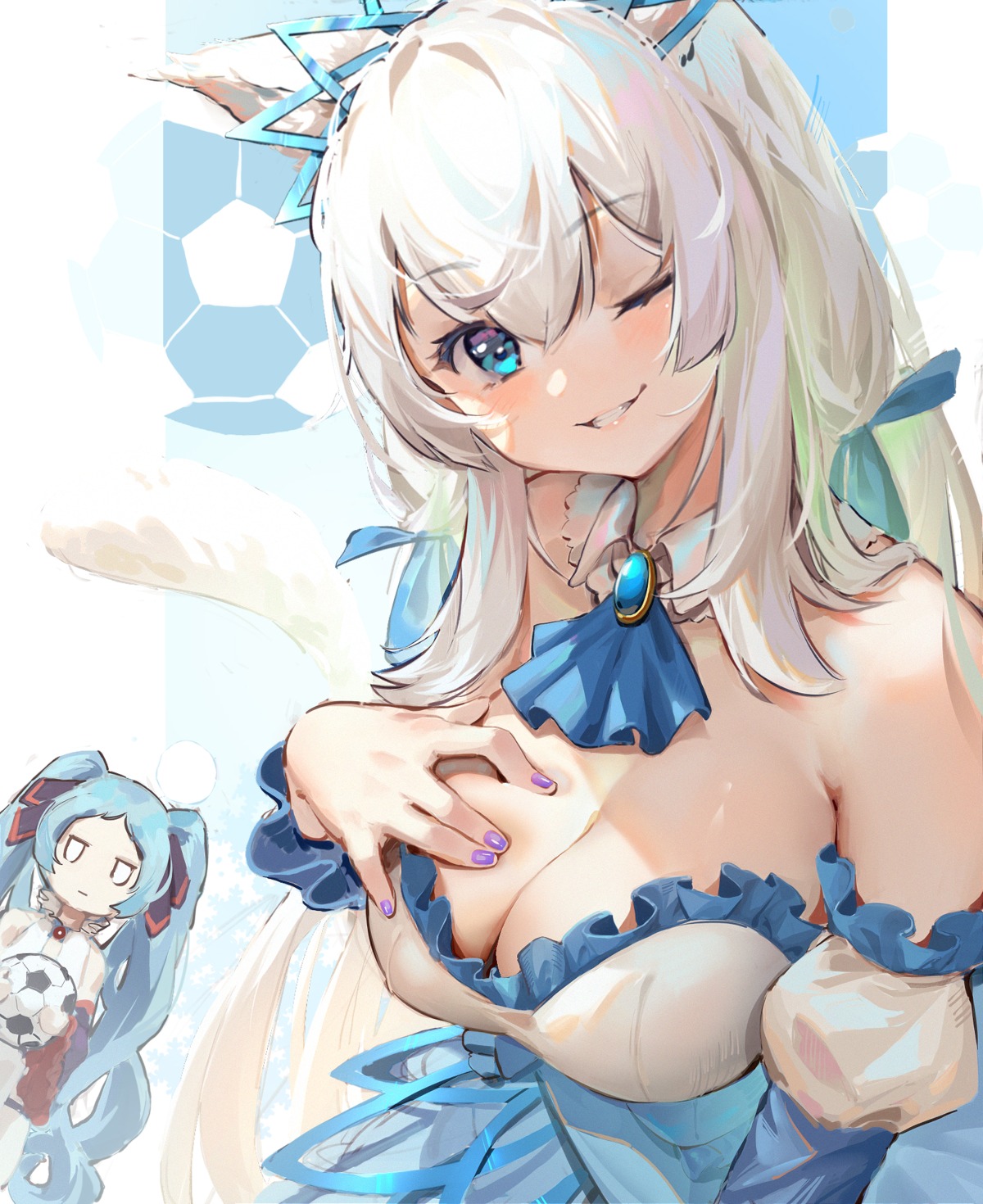 animal_ears j.xh no_bra soccer tail