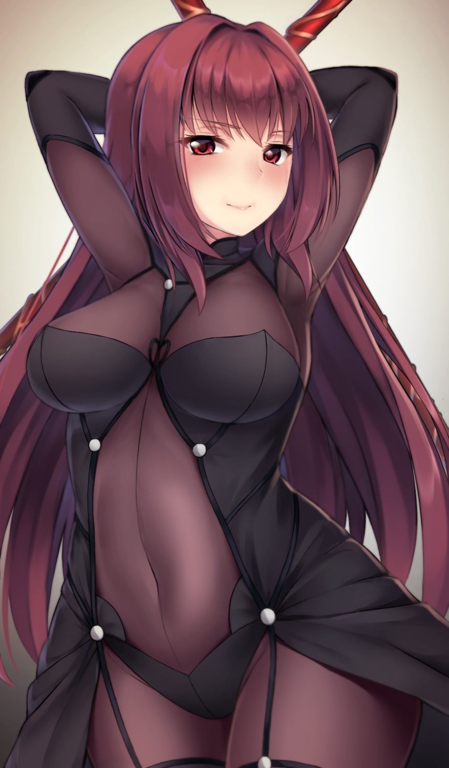 bodysuit fate/grand_order hinacalibur scathach_(fate/grand_order) weapon