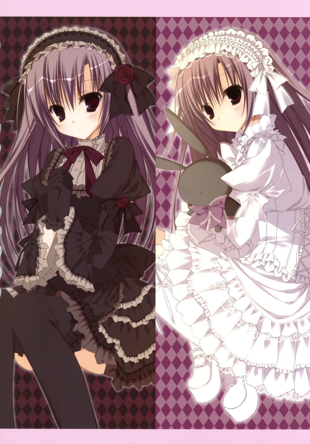 gothic_lolita inugami_kira lolita_fashion thighhighs