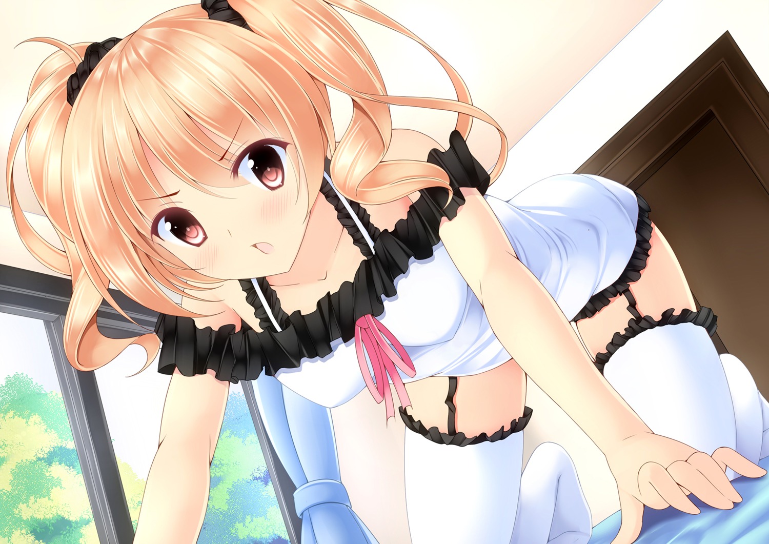 azure_(capriccio) stockings thighhighs