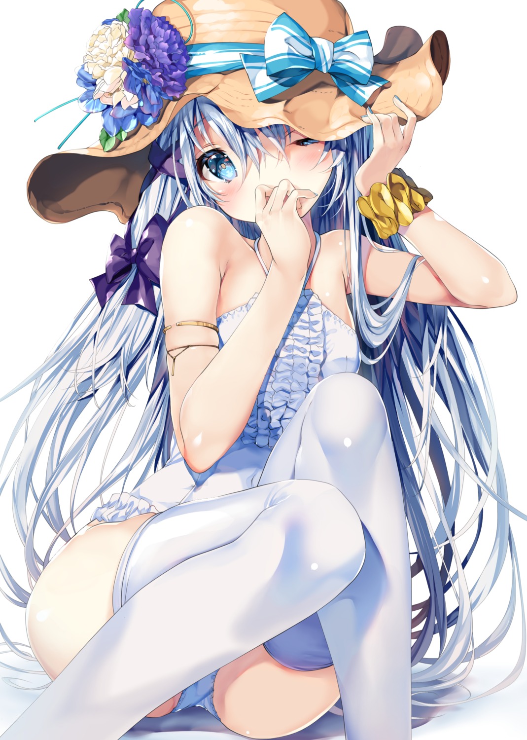 seirei_tsukai_no_blade_dance shimesaba_kohada swimsuits terminus_est thighhighs