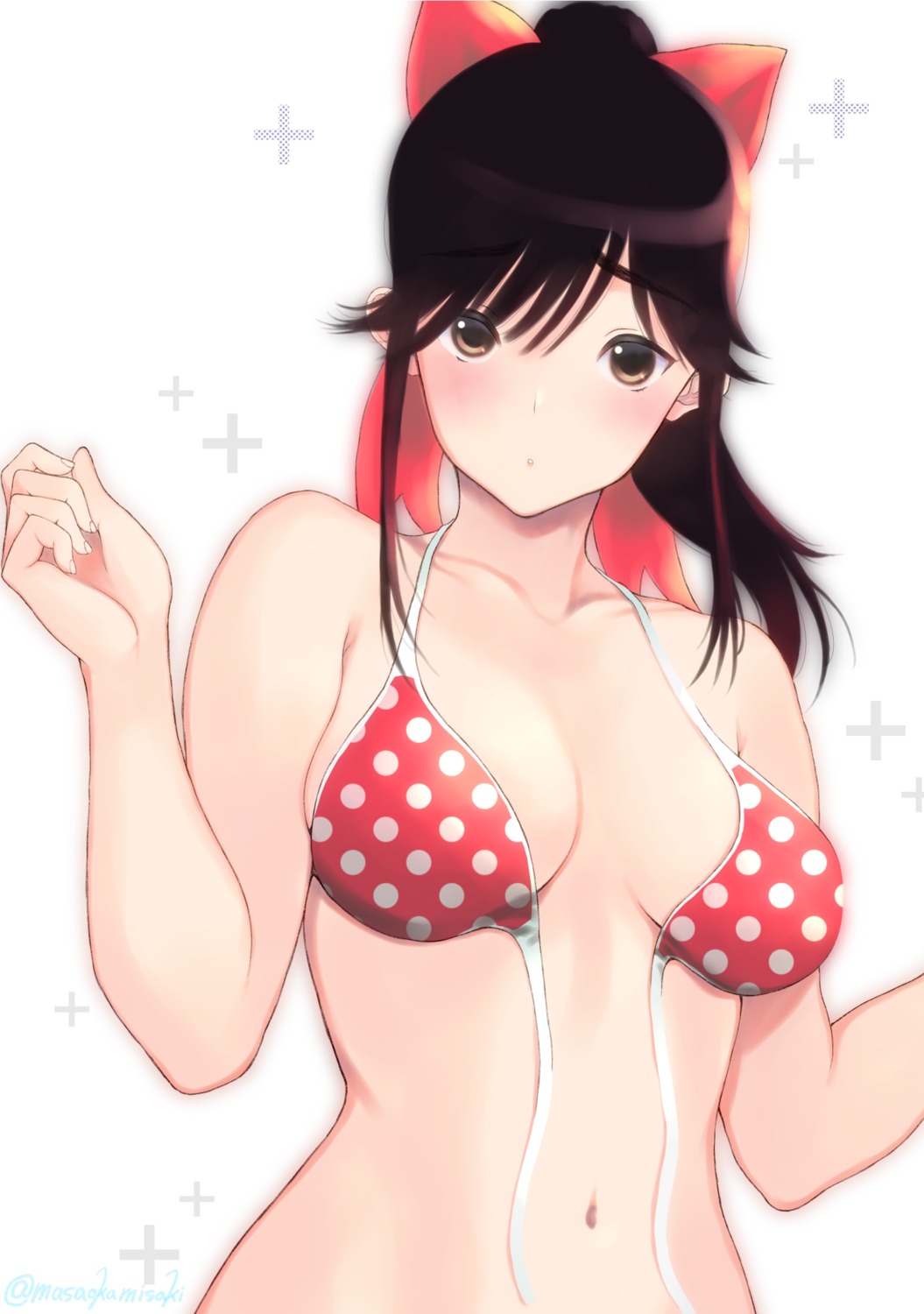 bikini_top love_plus masaoka_misaki swimsuits takane_manaka wardrobe_malfunction