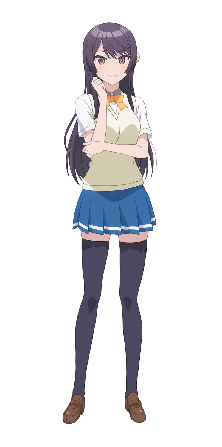 kachi_shirokusa osananajimi_ga_zettai_ni_makenai_love_come seifuku sweater tagme thighhighs