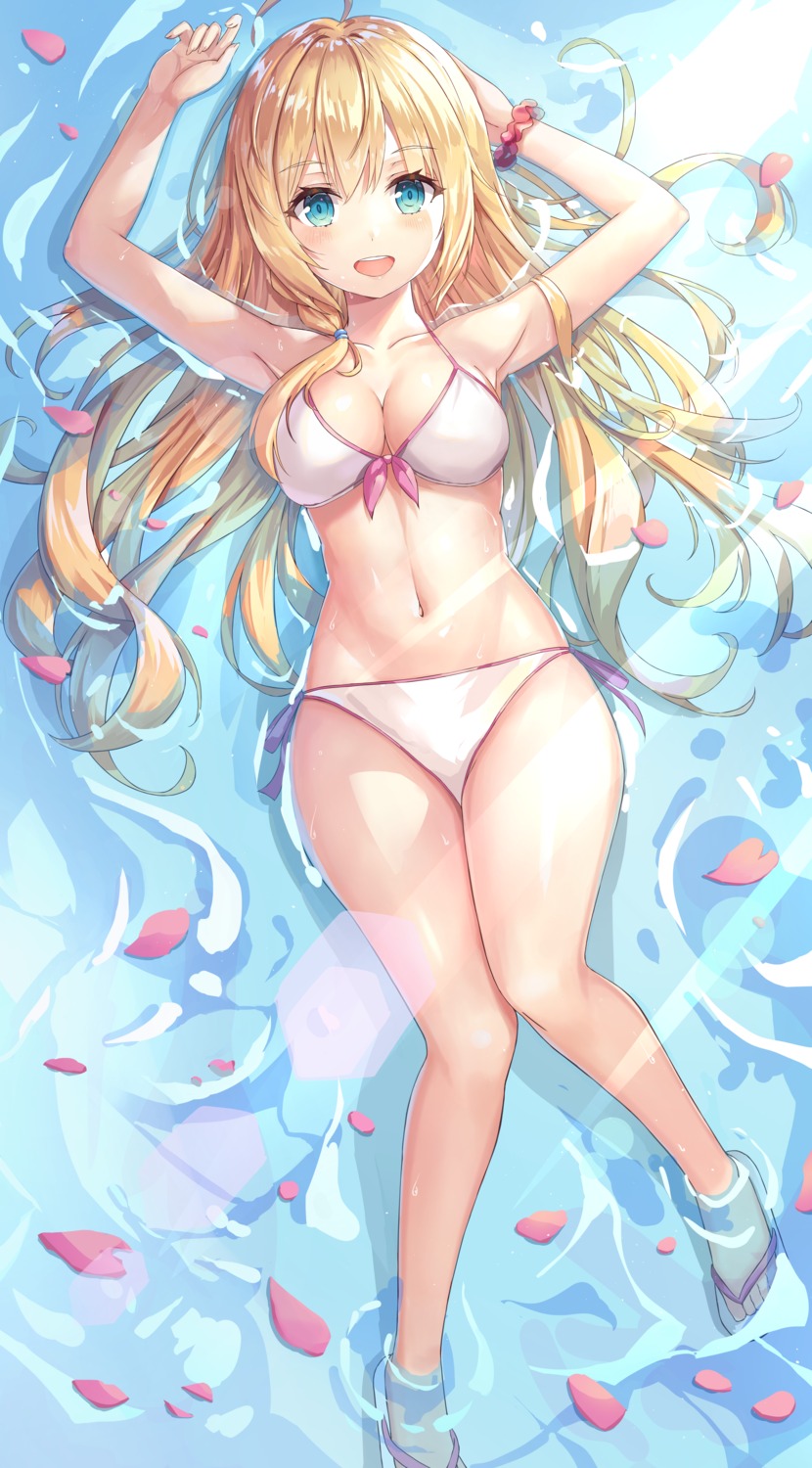 bikini jasony pecorine princess_connect princess_connect!_re:dive swimsuits wet