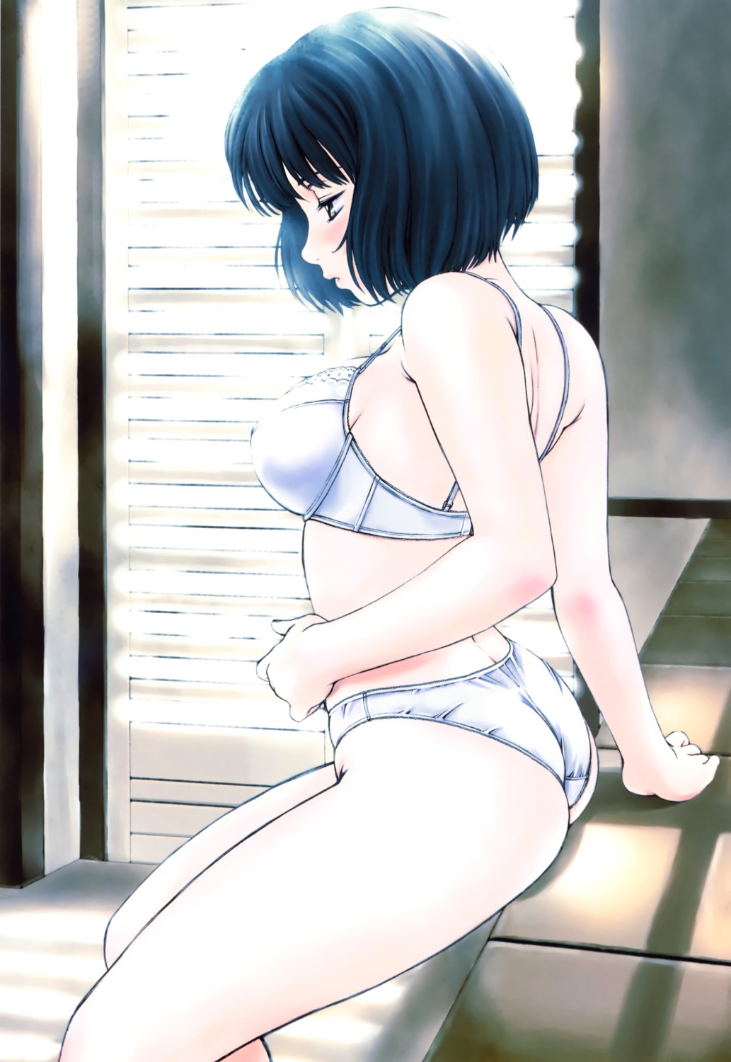 bra kobayashi_hiyoko okusama_wa_joshi_kosei onohara_asami pantsu scanning_resolution