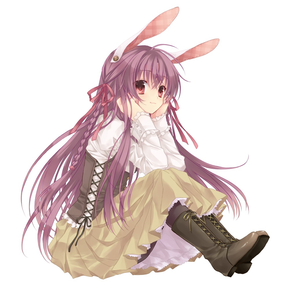 animal_ears bunny_ears pantyhose reisen_udongein_inaba sakura_neko touhou