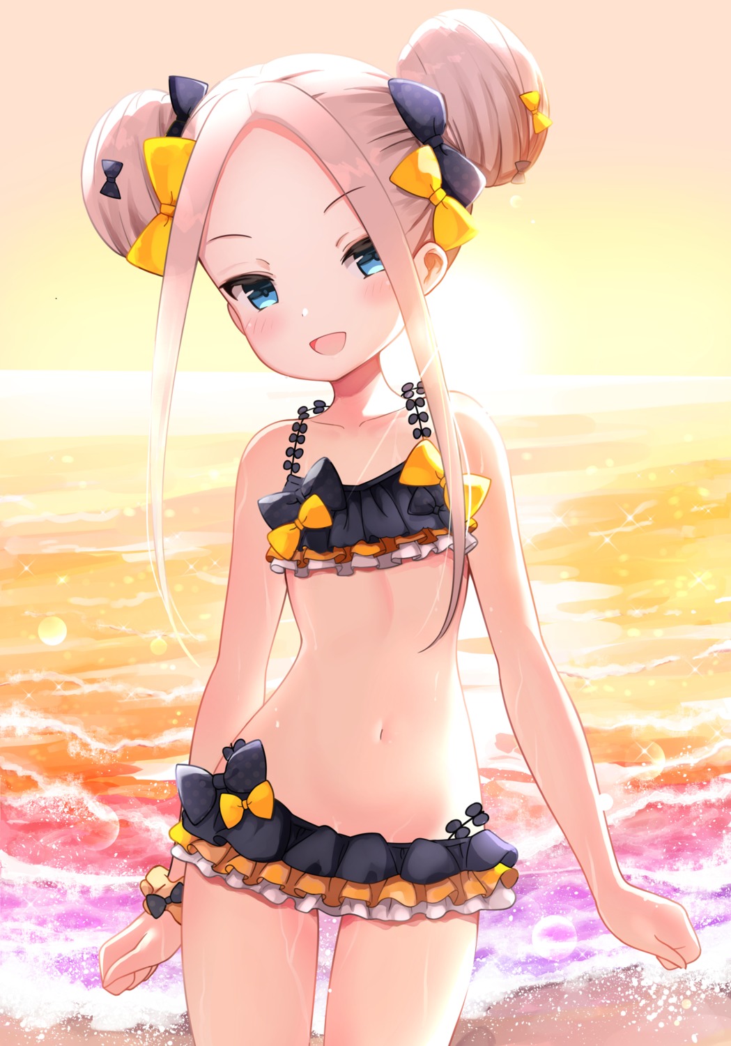 abigail_williams_(fate) bell_(satappe) bikini fate/grand_order swimsuits wet