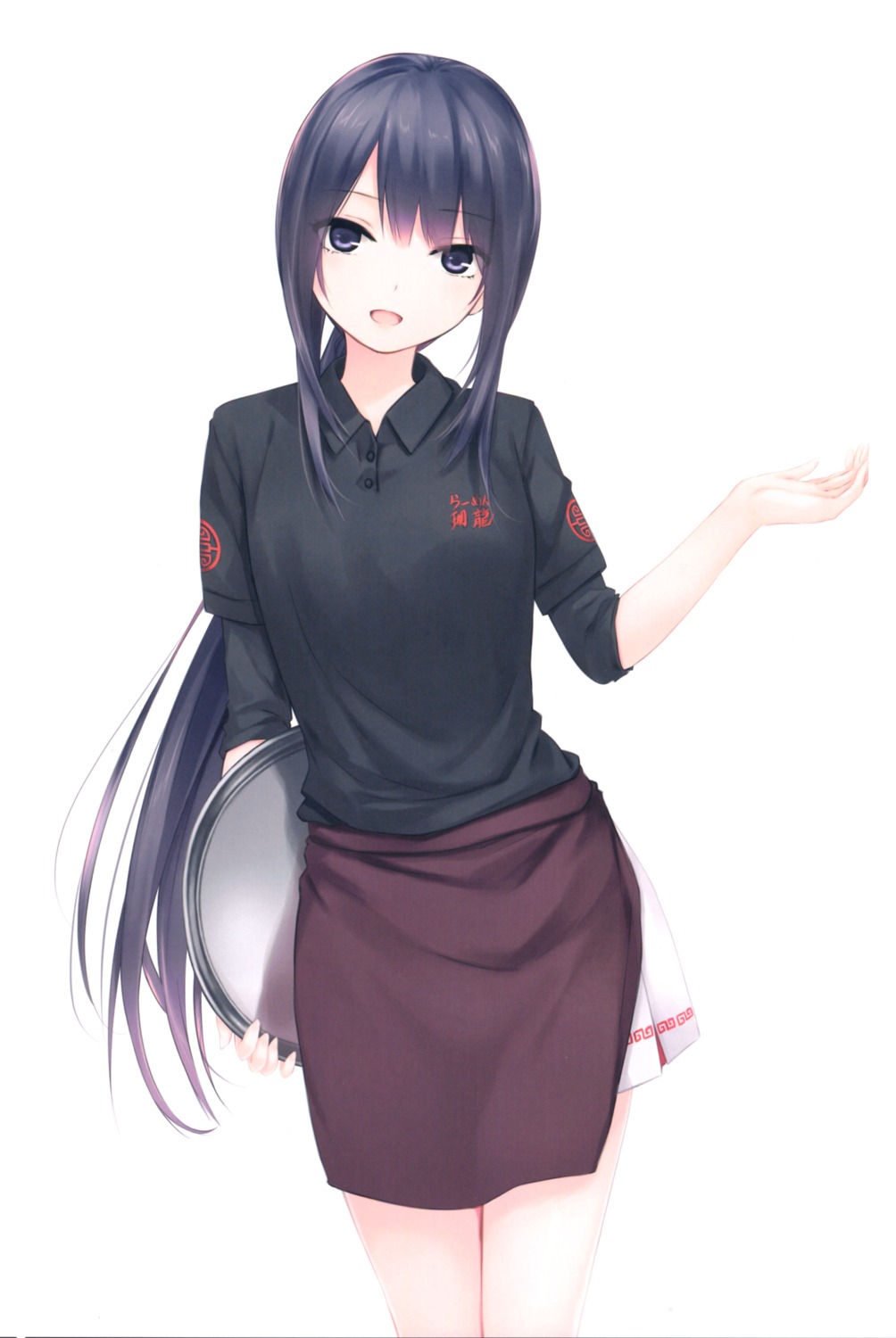 coffee-kizoku shiramine_rika thighhighs waitress