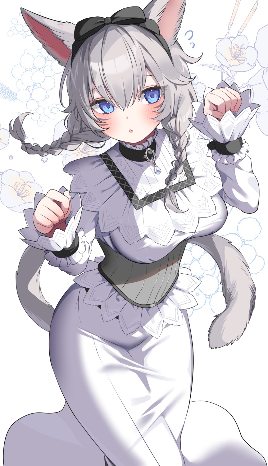 animal_ears final_fantasy final_fantasy_xiv miqo'te nehan_(gedatsu_nehan) nekomimi tail