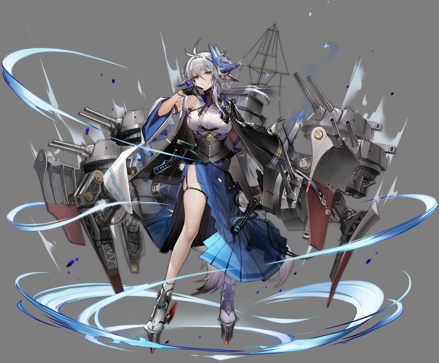 azur_lane garter japanese_clothes liduke tosa_(azur_lane) transparent_png