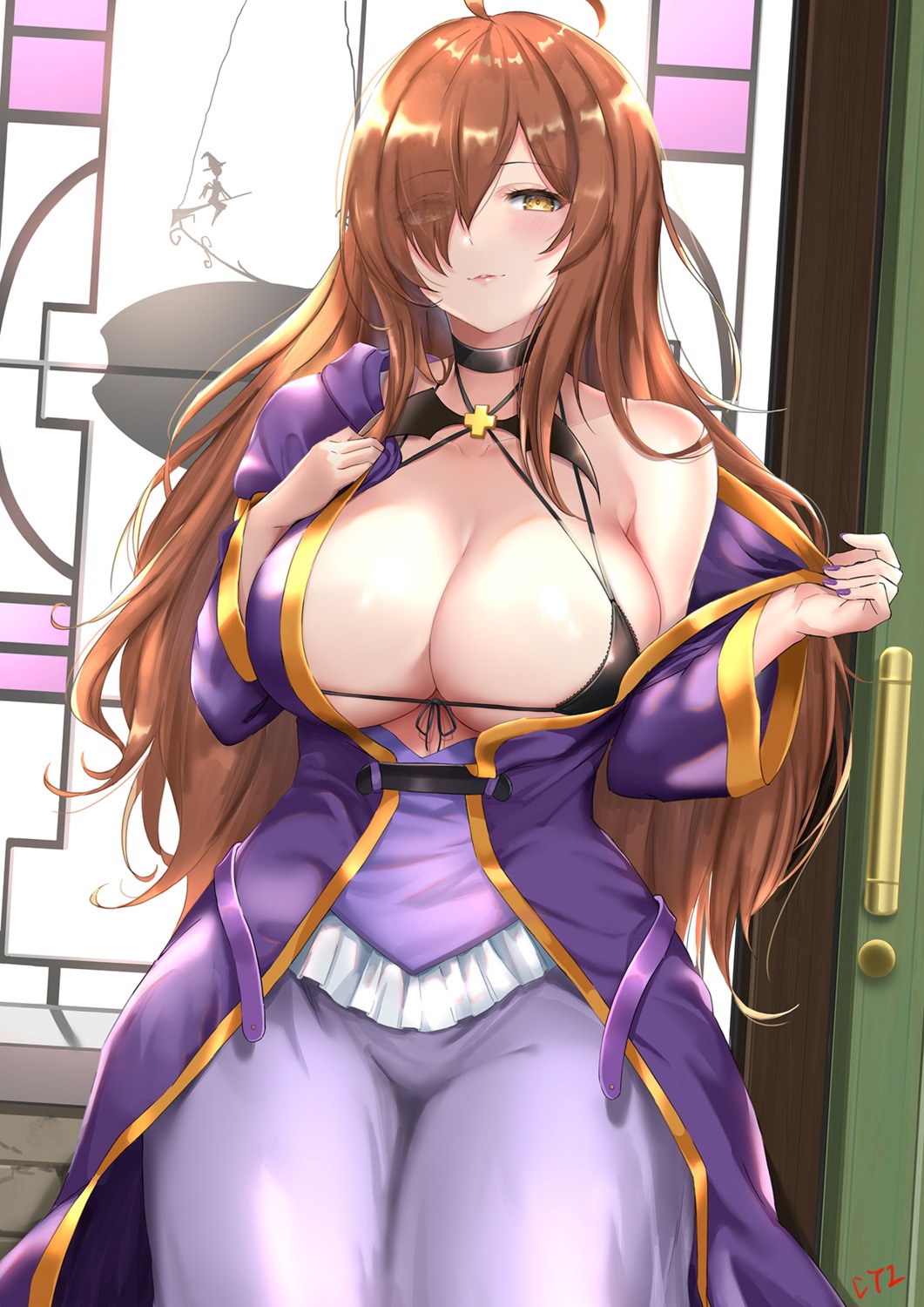 bra cyicheng dress kono_subarashii_sekai_ni_shukufuku_wo! open_shirt undressing wiz