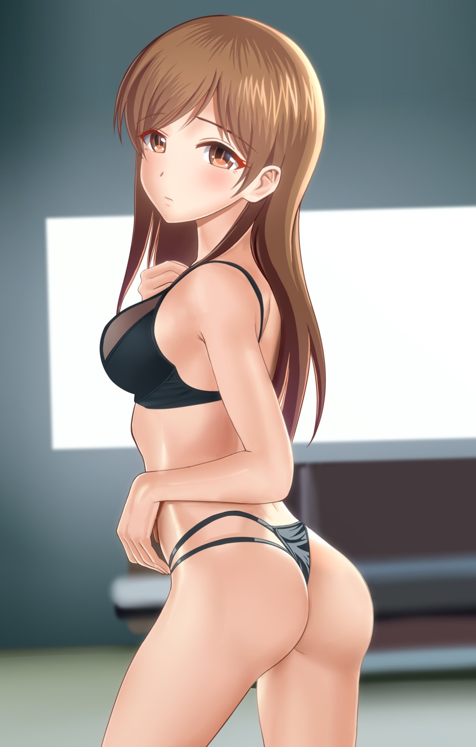 ass bra nitta_minami pantsu takahiro-kun the_idolm@ster the_idolm@ster_cinderella_girls thong