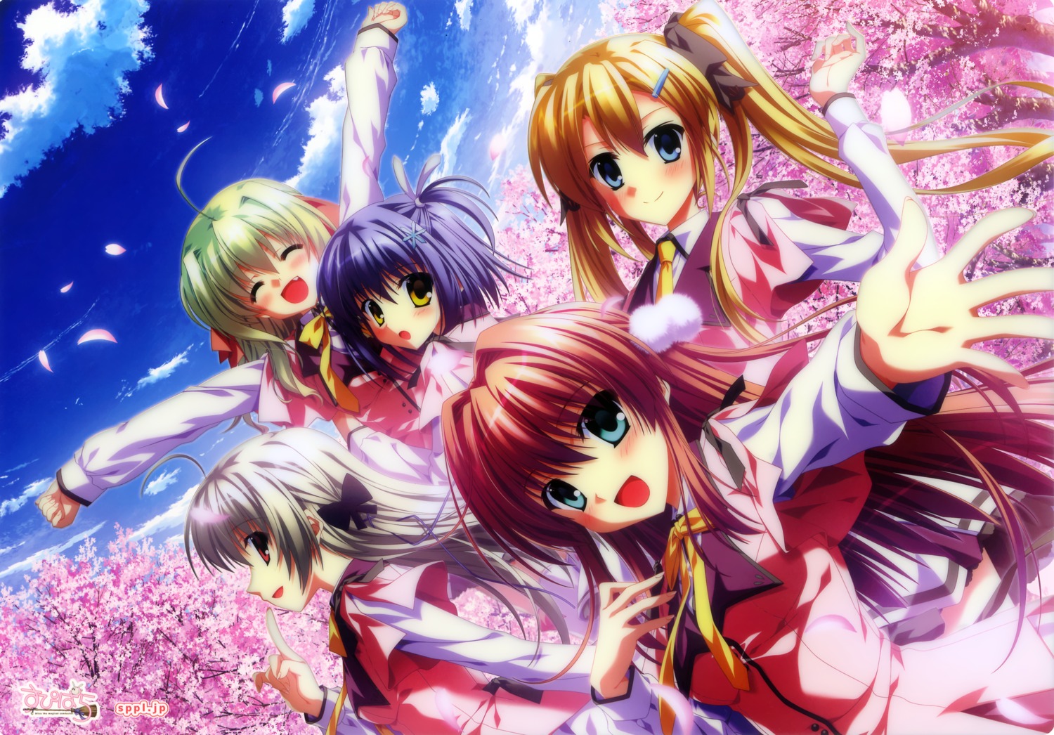 amano_hotaru kamishiro_alice minori nanao_naru narumi_sakura sanada_rikka seifuku shouna_mitsuishi supipara yuuki_tatsuya yuzuki_momiji