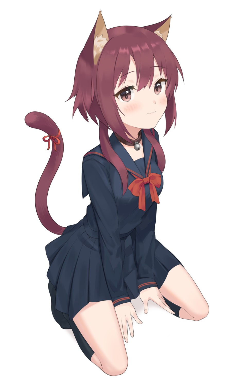 animal_ears haeil2 kono_subarashii_sekai_ni_shukufuku_wo! megumin nekomimi seifuku tail