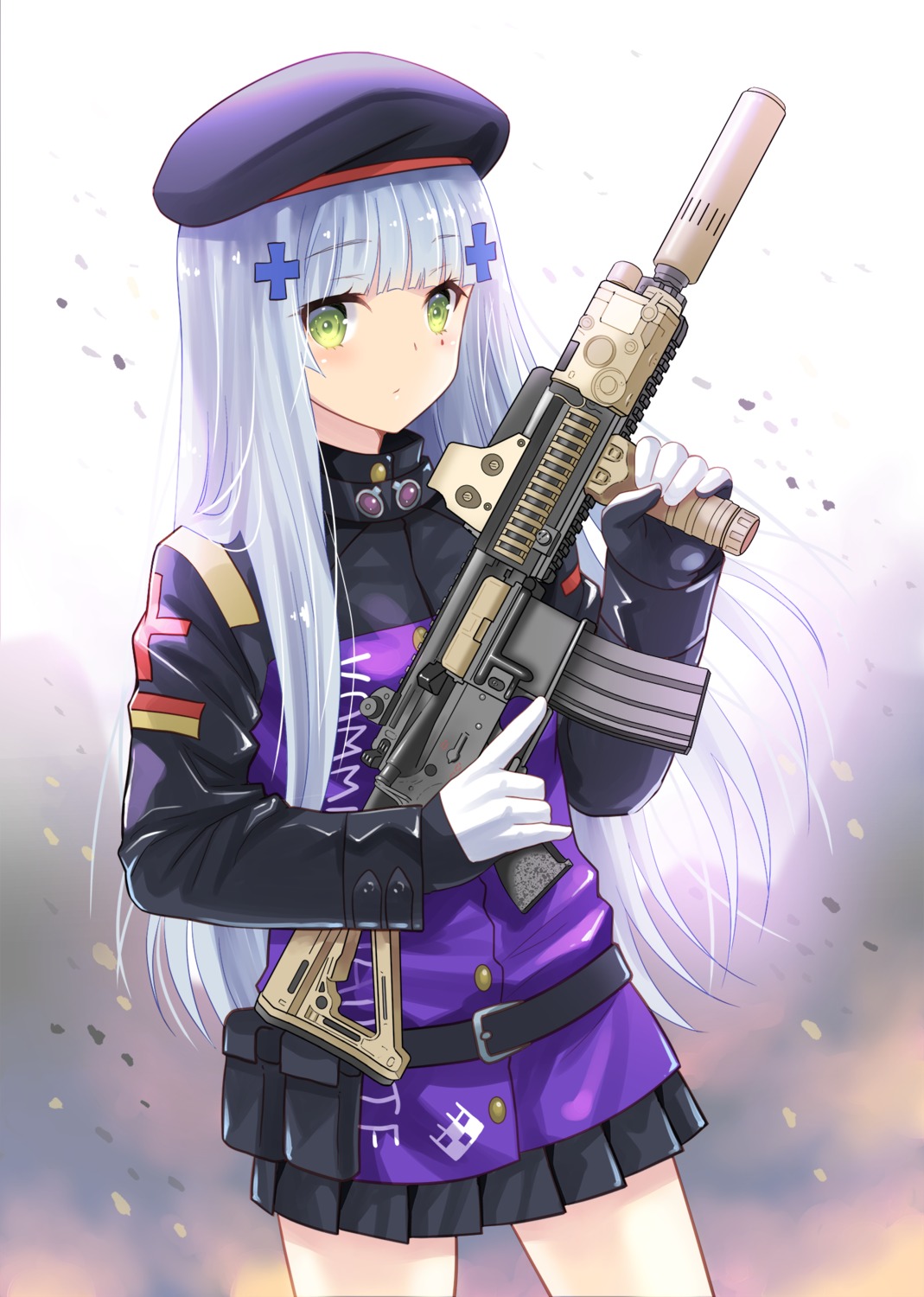 girls_frontline gun hk416_(girls_frontline) uonu_mayuu