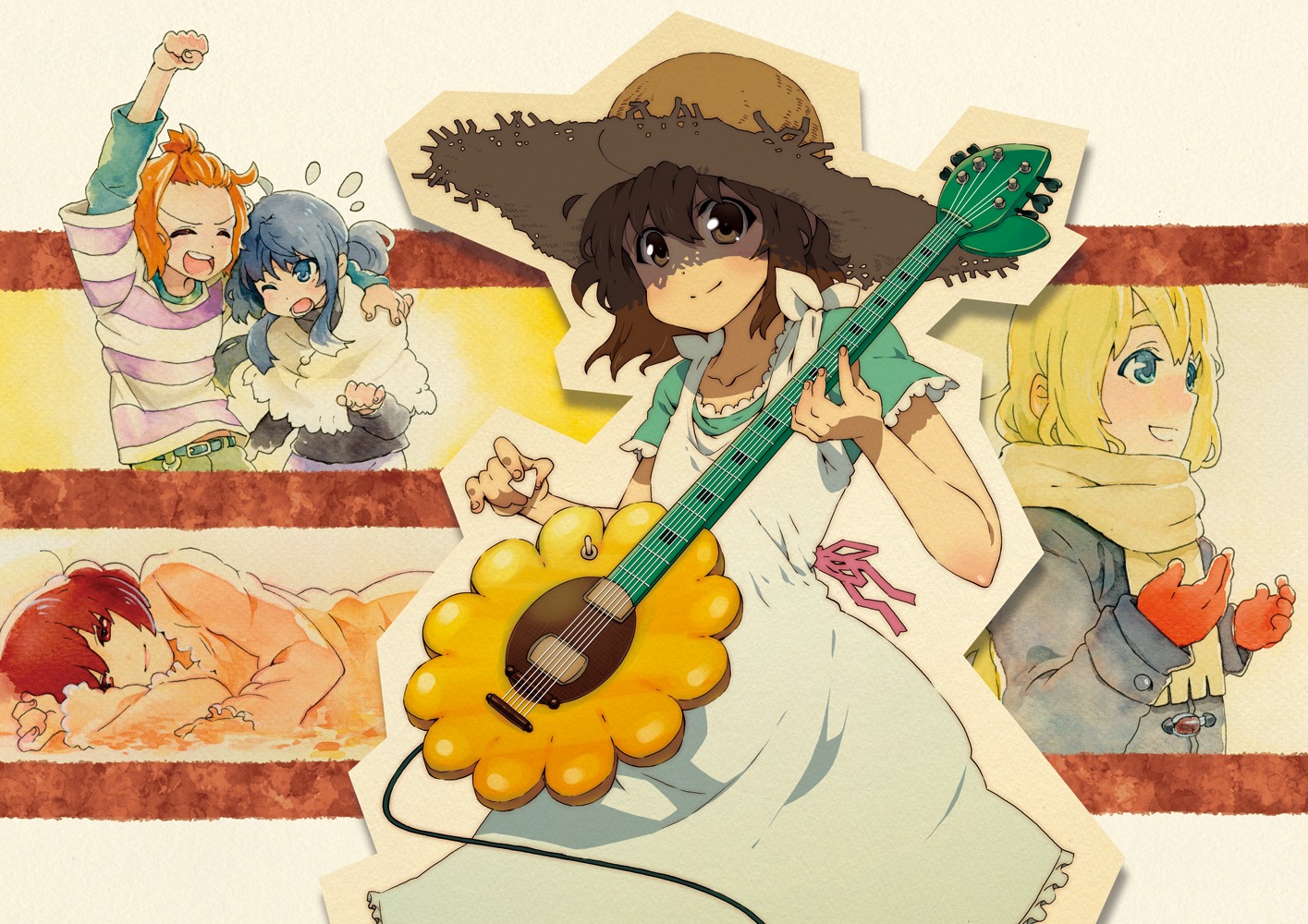 akiyama_mio guitar hirasawa_yui k-on! kotobuki_tsumugi ringo78 tainaka_ritsu