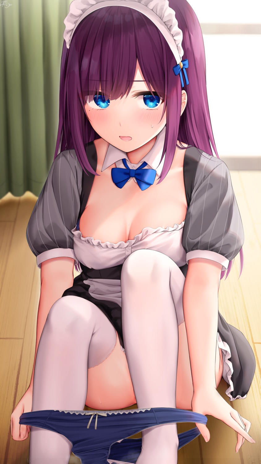 maid panty_pull ramchi thighhighs