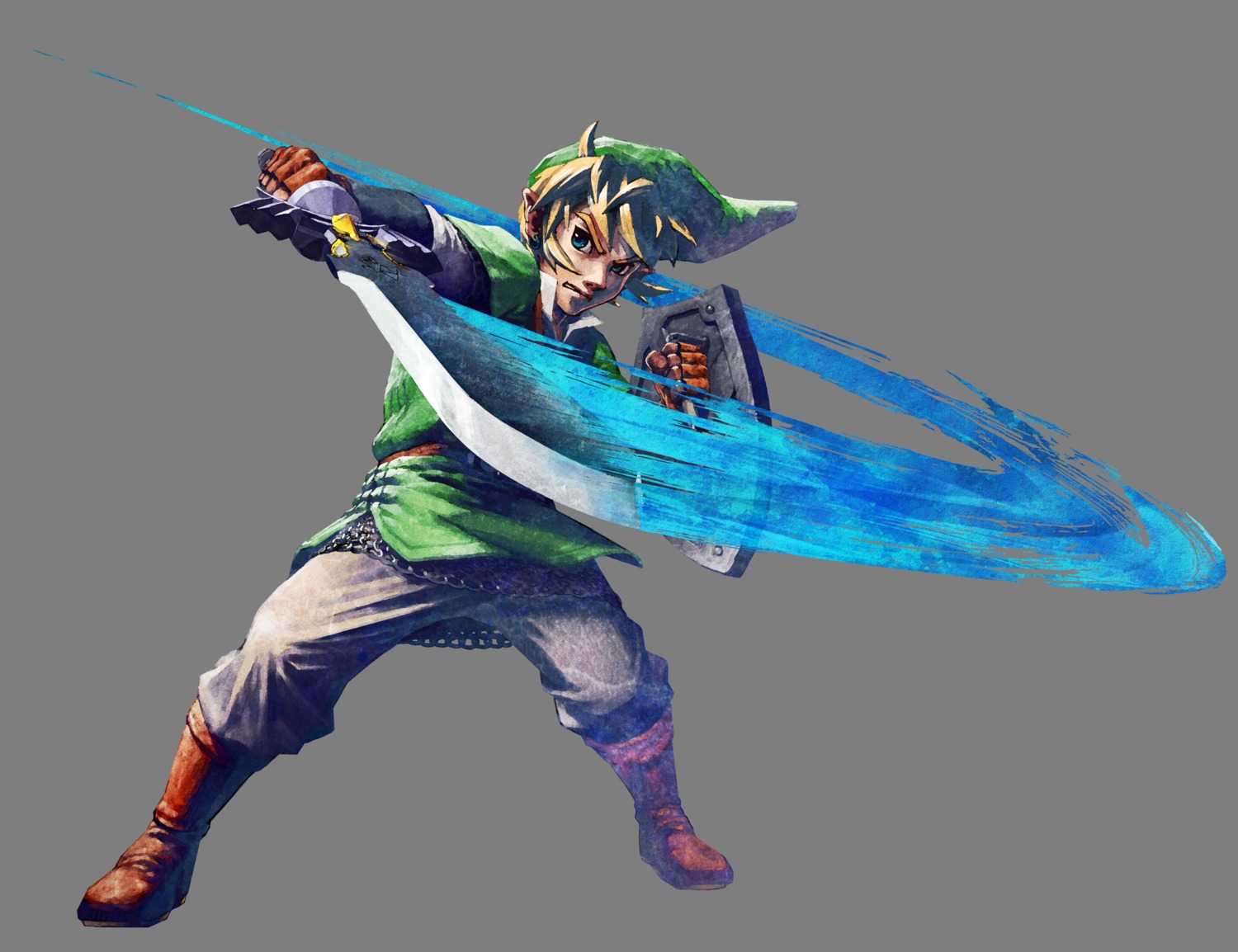 elf link male pointy_ears sword the_legend_of_zelda the_legend_of_zelda:_skyward_sword weapon