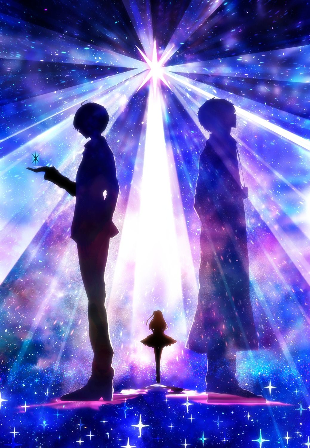 amamiya_gorou harada_miyuki hoshino_ai hoshino_aquamarine oshi_no_ko silhouette