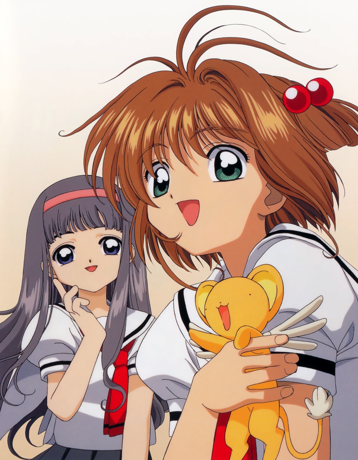 card_captor_sakura daidouji_tomoyo kerberos kinomoto_sakura seifuku