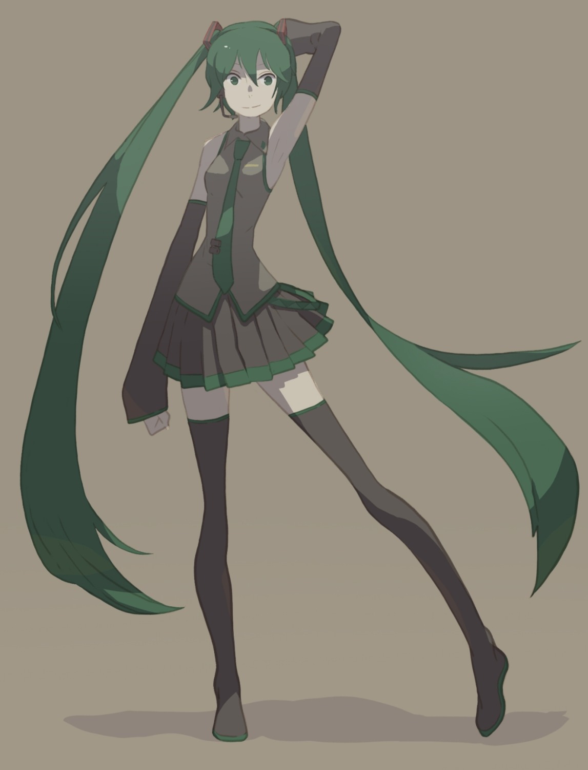 hatsune_miku thighhighs tomioka_jirou vocaloid