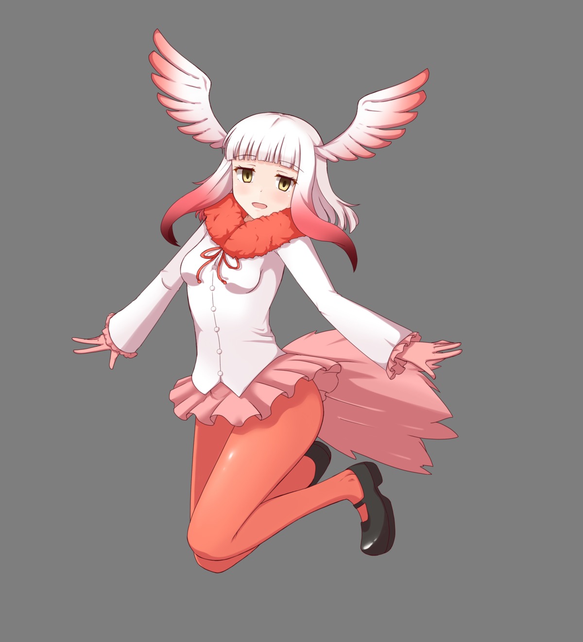 crested_ibis kemono_friends pantyhose tail transparent_png wings