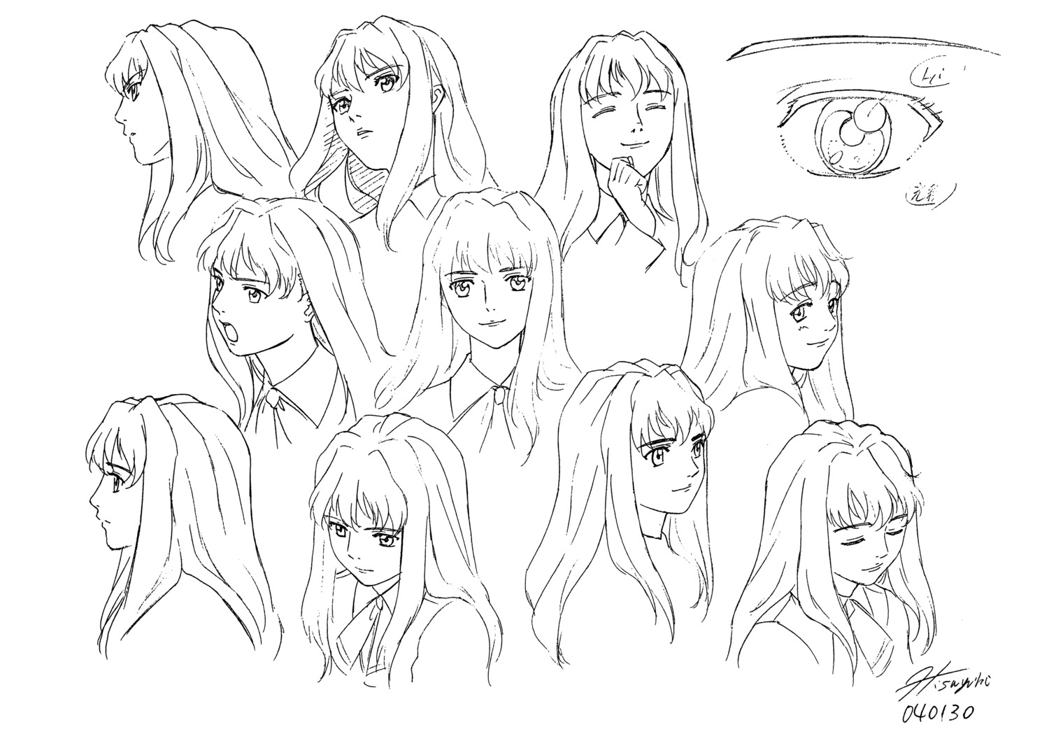 character_design fujino_shizuru hisayuki_hirokazu mai_hime